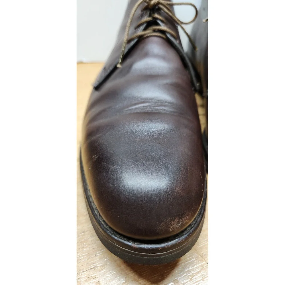 Allen Edmonds Malvern Brown Leather Chukka Boots Mens 10.5 D 9161 USA Made